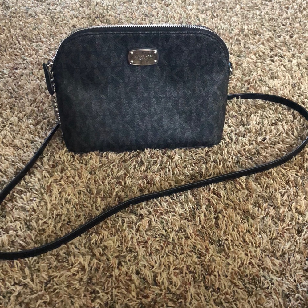 MK crossbody and matching wallet black! Never used